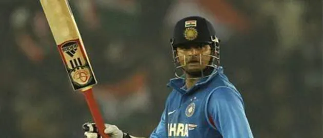 41629 Suresh Raina celebrating his half-century