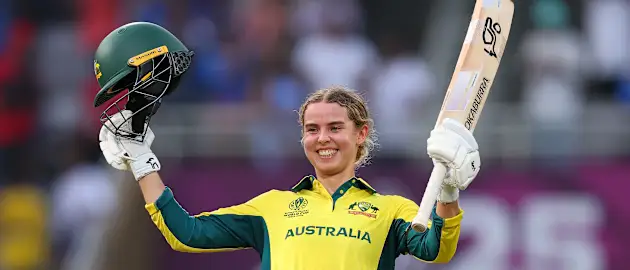 Litchfield ton in Australia's stellar batting show | Innings Highlights | CWC25