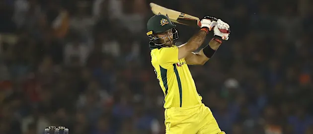 Maxwell's range of strokes led to Finch calling him a 360-degree player
