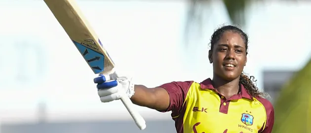 Hayley Matthews scored her second T20I century