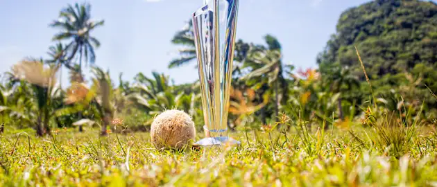 The ICC Men's T20 World Cup Trophy Tour in Fiji!
