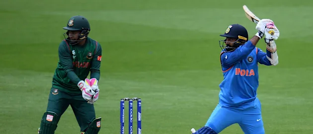 Dinesh Karthik was the top scorer in India's second warm-up, against Bangladesh.