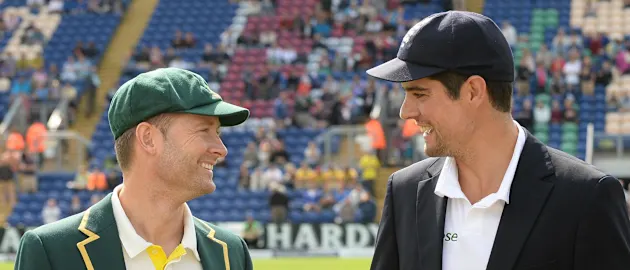 Michael Clarke and Alastair Cook