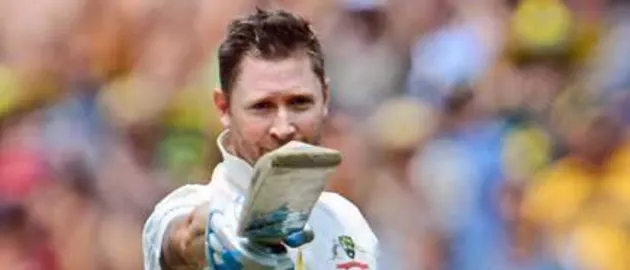 41059 Michael Clarke celebrates