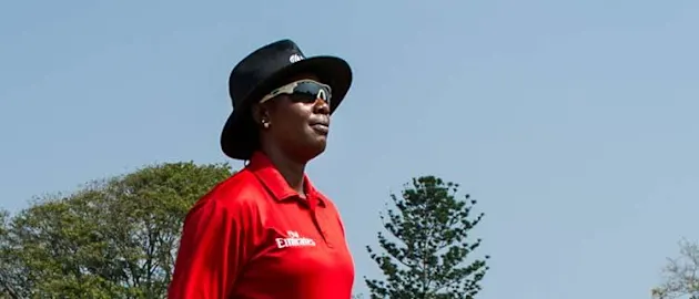 A desire to be close to the game after playing days took Jacqueline Williams  to umpiring.