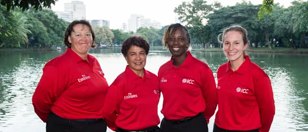 Left to right: Sue Redfern, Kathleen Cross, Jacqueline Williams and Claire Polosak