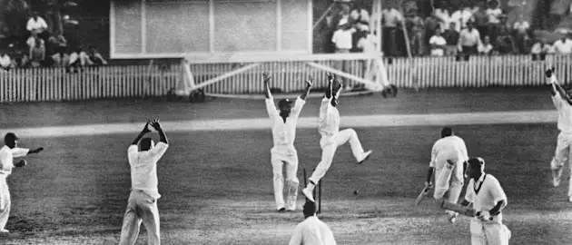 The first tied Test.