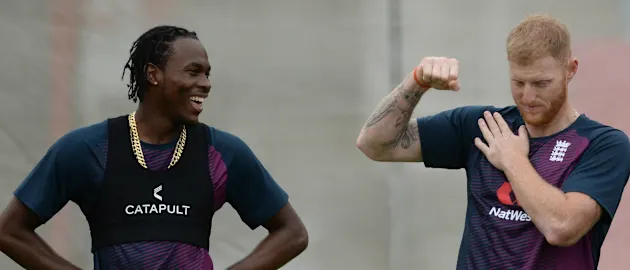 Jofra Archer and Ben Stokes