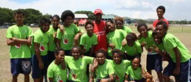 16439 Murali with PNG Youth
