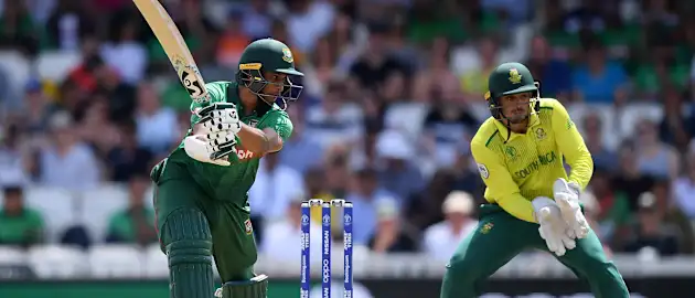 Shakib Al Hasan and Quinton de Kock