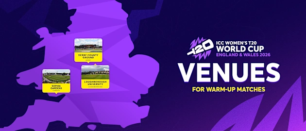 The venues of the warm-up matches of the ICC Women's T20 World Cup 2026