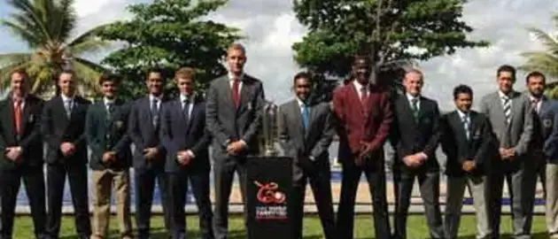 38165 ICC World T20 captains line up ahead of the tournament sep 18 2012