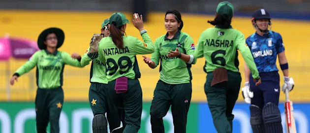 Sana on fire as England lose half the side | Powerplay Highlights | CWC25