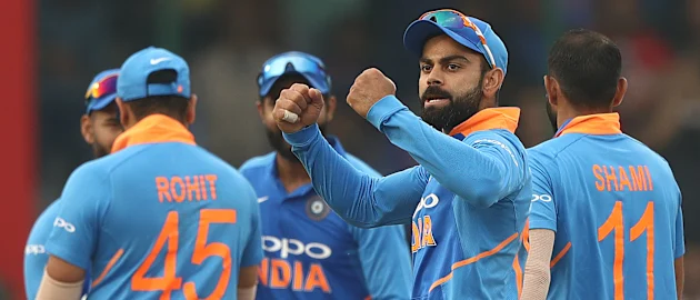 India are now placed fifth in the Men's T20I rankings table