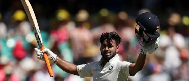 India's Rishabh Pant was named ICC Emerging Player of the Year