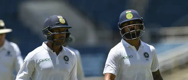 Mayank Agarwal and Virat Kohli