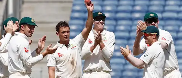 Steve O'Keefe took 6 for 35 in the second innings as India went down by 333 runs in the first Test