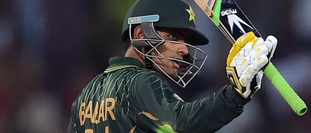 Babar Azam scored a half-century on ODI debut.