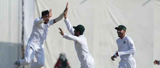 Jayed celebrated too close to Azhar Ali after dismissing him and day two