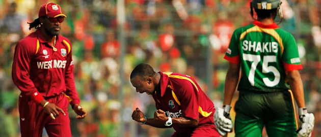 Kemar Roach and the West Indies attack proved too much for Bangladesh to handle