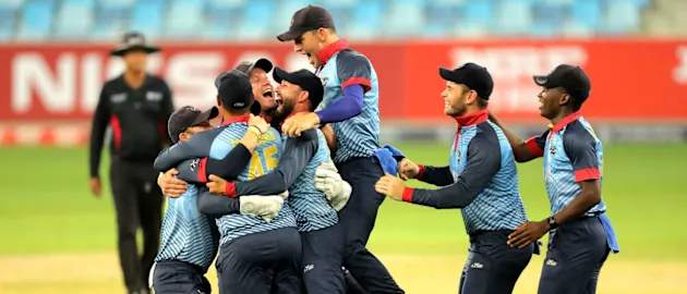 2-Namibia go to the semi's and qualify for the ICC T20 world cup in Australia