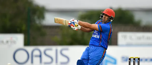 Hazratullah Zazai starred in the victory with a swashbuckling 33-ball 74