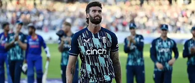 Reece Topley after his six-wicket haul