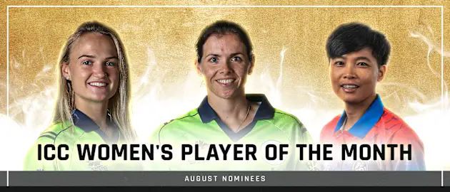The ICC Women's Player of the Month nominees for August 2021