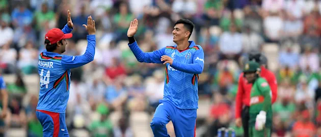 Mujeeb Ur Rahman is into the top 10 of the T20I bowling rankings