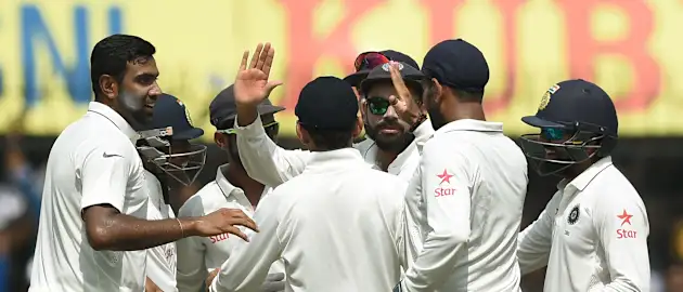 Team India against Australia