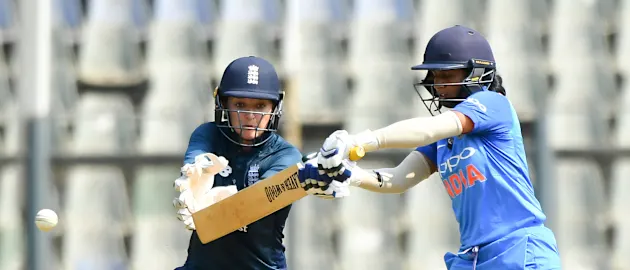 Mithali Raj stabilsed the innings from No.4 after India lost a slew of wickets. – Photo: AFP