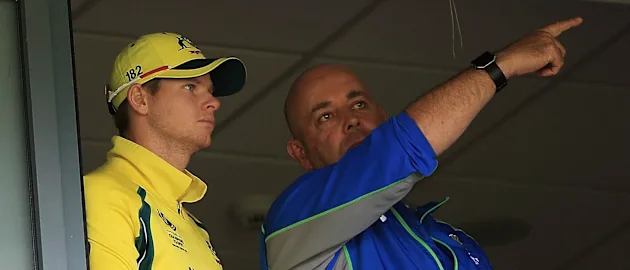 Darren Lehmann and Steve Smith