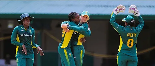 Dane van Niekerk became the first South Africa Women bowler to reach 100 ODI wickets