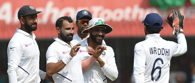 Shami registered figures of 7/58 in the first Test