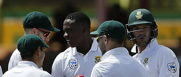 With his tenth wicket of the match, Kagiso Rabada became the fastest South African bowler to 100 Test wickets and the leading Test wicket-taker in 2017 with 54 wickets.