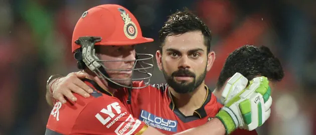 AB de Villiers, Virat Kohli.