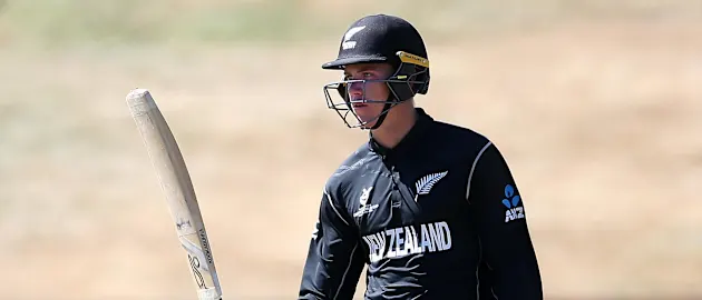 Finn Allen showed himself to be a powerful hitter