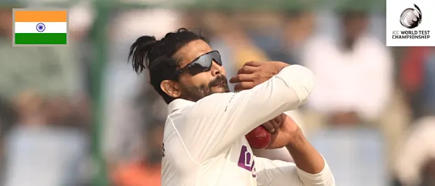 Ravindra Jadeja ran through Australia in the first session of Day 3