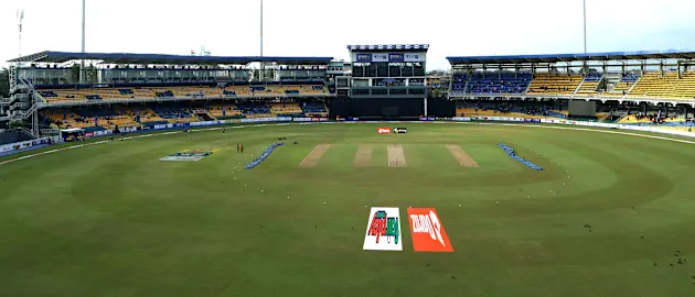 General view of the ground prior to the 1st match in the T20 International series between Sri Lanka and Australia