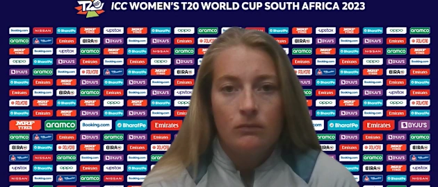 England-player-Sophie-Ecclestone-pre-match-12FEB2023