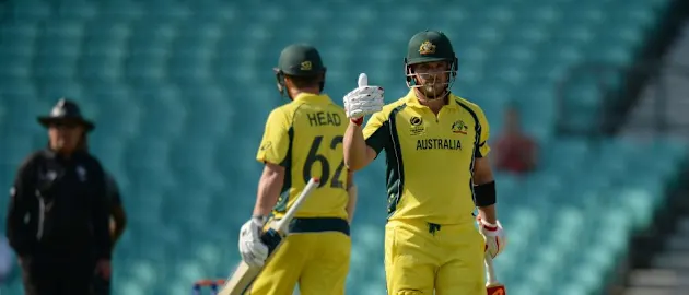Aaron Finch and Travis Head