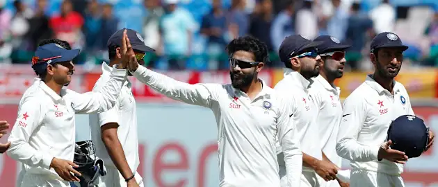 Ravindra Jadeja finished with figures of 3 for 24
