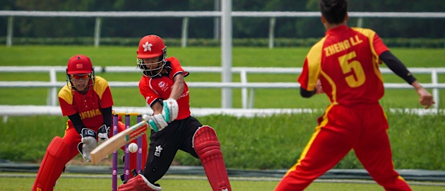Hong Kong were on top for most of the run chase against China