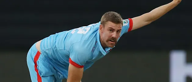 Anrich Nortje of Pretoria Capitals bowls 1920x1080