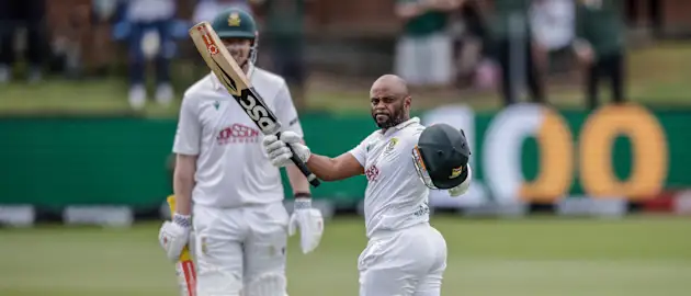 Bavuma's career-best knock sparks Proteas comeback