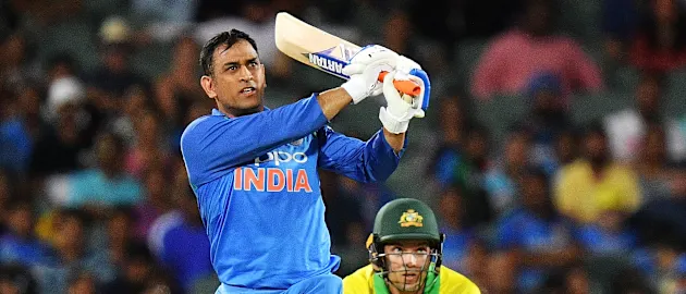 MS Dhoni made an unbeaten 55 off 54 – his 68th ODI half-century