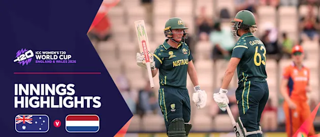 Mooney, Gardner fire Australia past 200 | Innings Highlights | Women's T20WC 2026