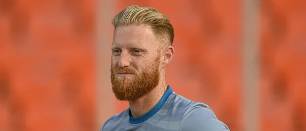 Ben Stokes of England during a nets session at Narendra Modi Stadium