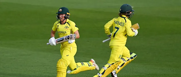Alyssa Healy and Rachael Haynes
