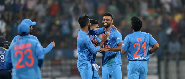 Jaydev Unadkat once again was successful in dismissing Niroshan Dickwella.